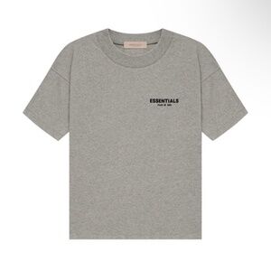 Fear of god essentials tee “dark oatmeal”